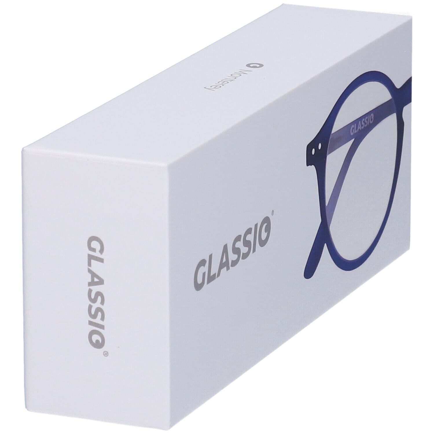 Occhiali da Lettura Glassio Monterey Colore Blu Scuro Gradazione +3,5  view 2