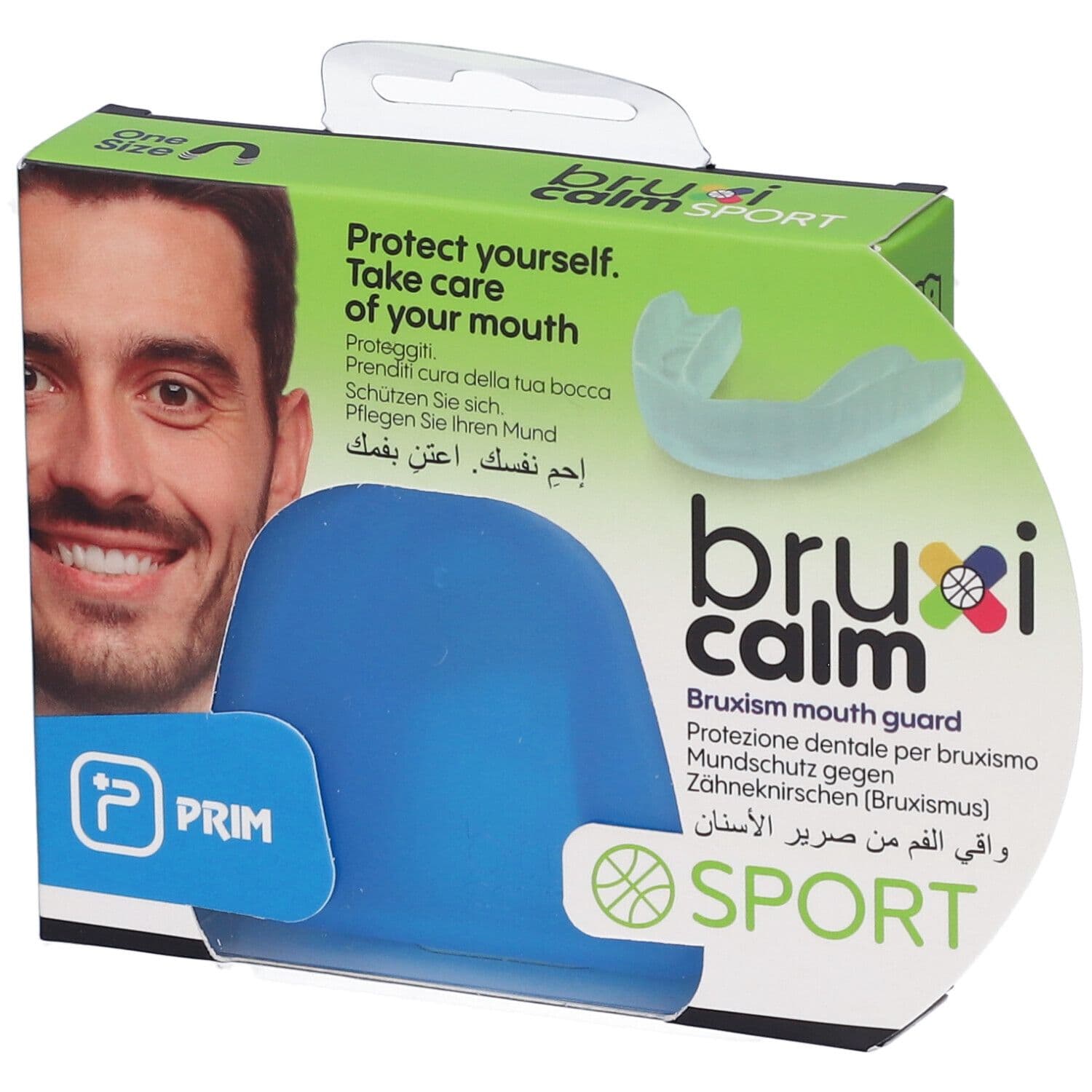Bruxi Calm Sport Bite Dentale per Bruxismo 1 pz Protezioni