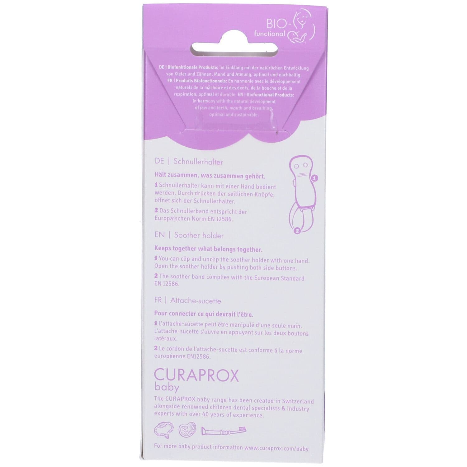 Curaprox Baby Portasucchietto Blue 1 pz Altro view 2