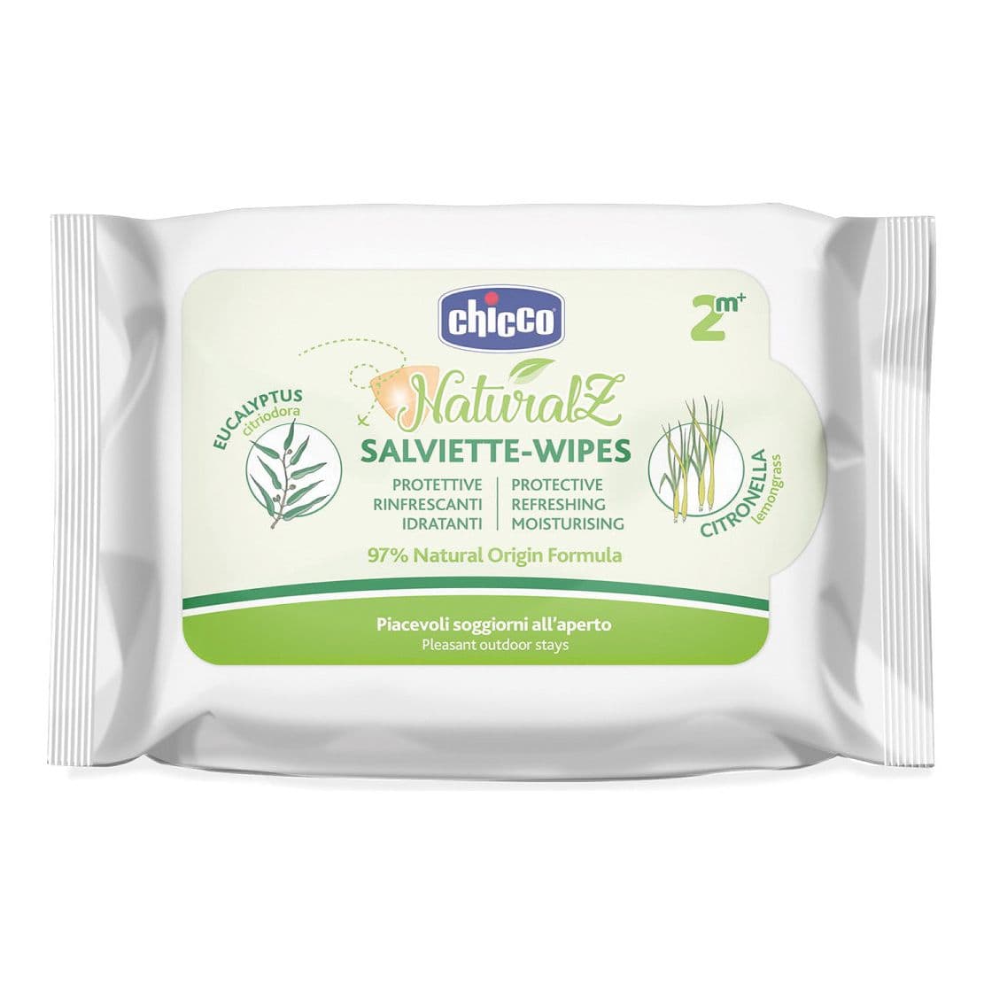 Chicco Zanza Salviette Naturale 20x20 ml Salviette