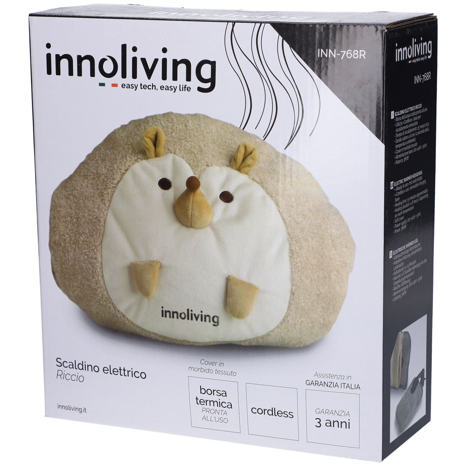 Innoliving Scaldino Elettrico Riccio 1 pz Cuscino riscaldante