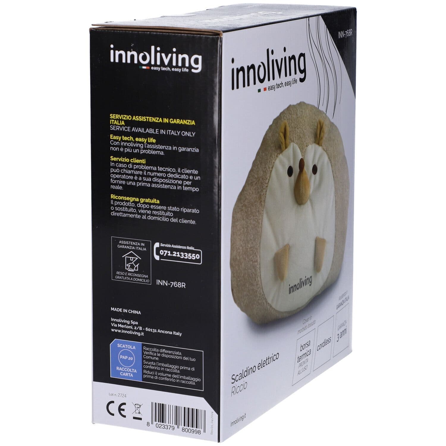 Innoliving Scaldino Elettrico Riccio 1 pz Cuscino riscaldante view 2