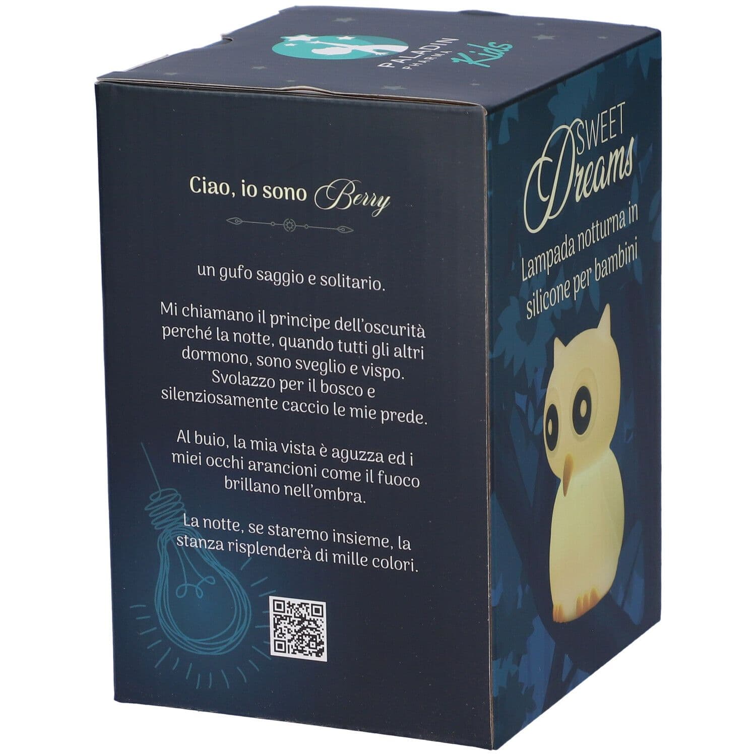 Paladin Pharma Kids Sweet Dreams Lampada Notturna Gufo 1 pz Lampada view 2