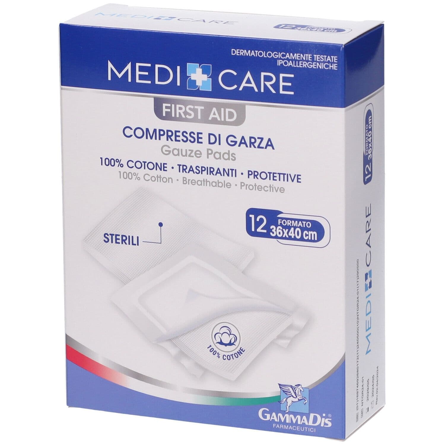 Garza Cotone 36X40 Cm 12 Pezzi 12 St