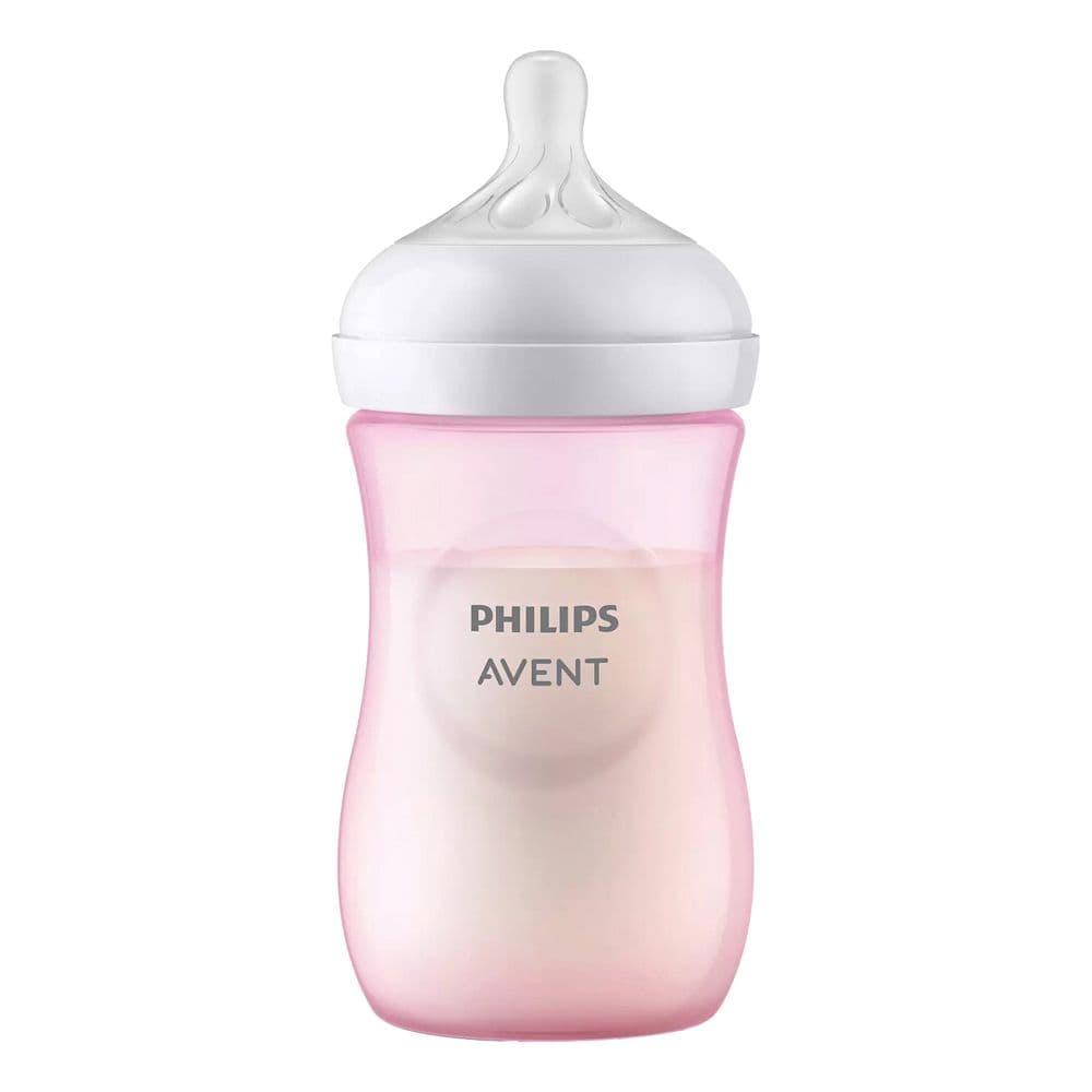 Avent Biberon Natural Response Da 260Ml Rosa Tettarella Flusso 3 1 St