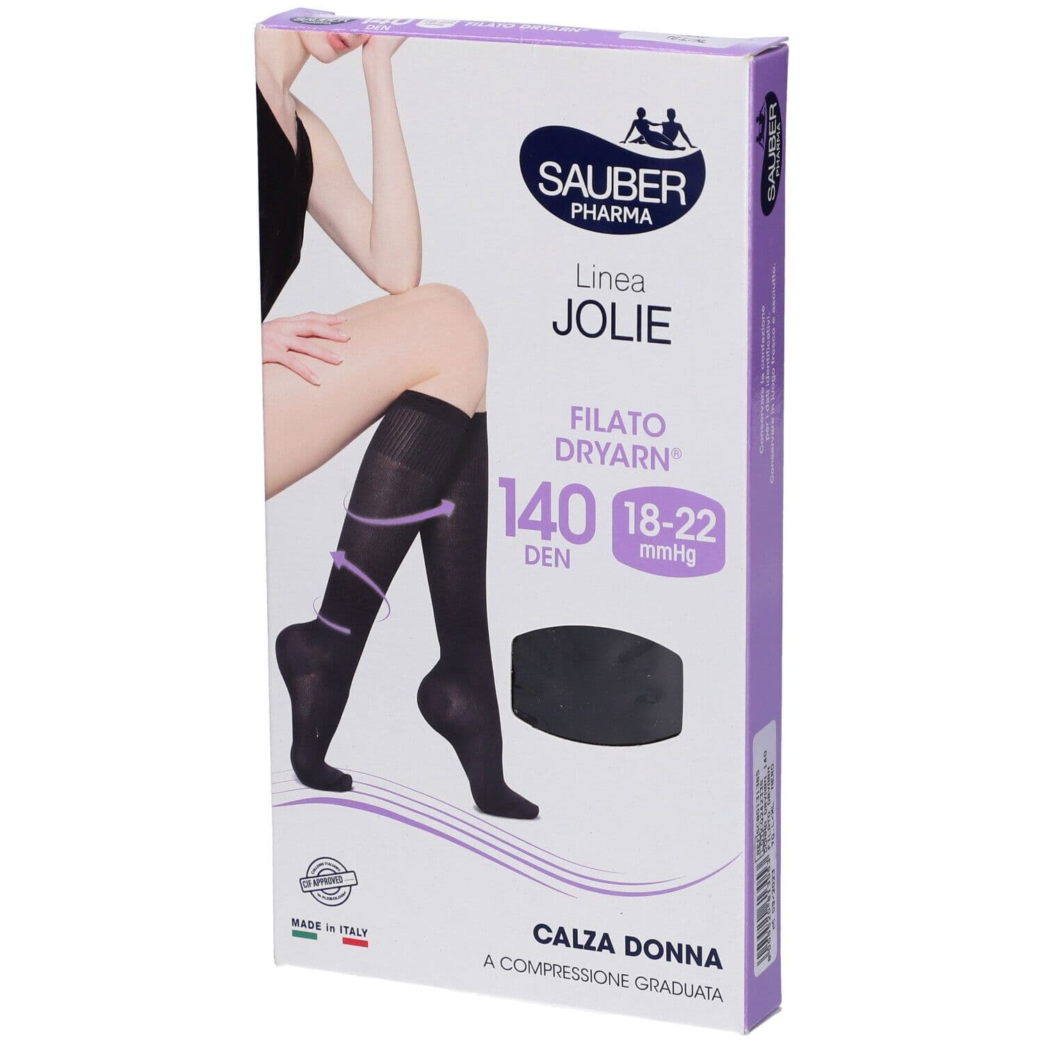 Sauber Calza Jolie Filato Dryarn 140 Nero L/Xl 1 pz Altro