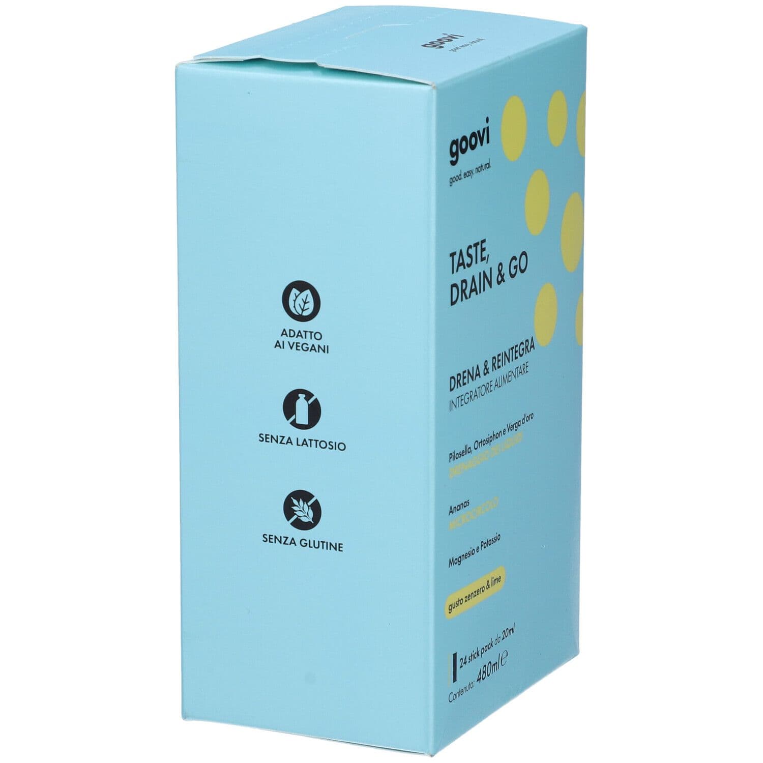 Goovi Taste, Drain & Go Bustine 480 ml Soluzione orale view 2