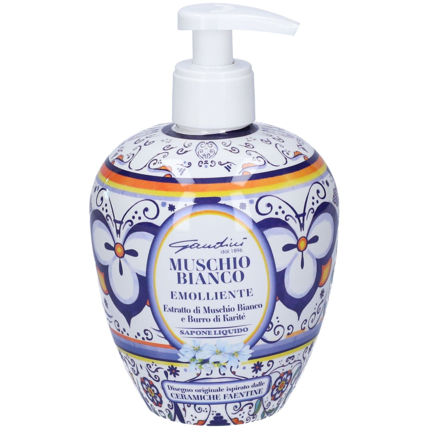 Gandini Sapone Liquido Faenza Muschio 500 ml Sapone liquido