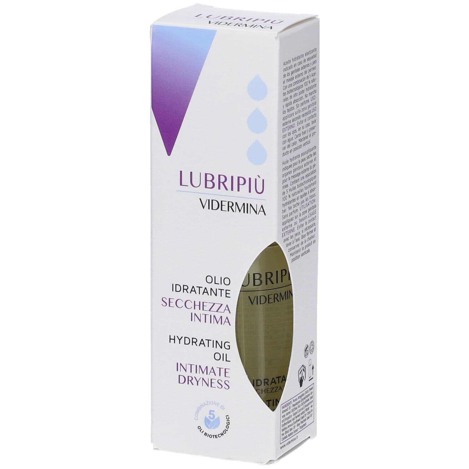 Vidermina Lubripiu' Olio Idratante 30 Ml 30 ml Olio