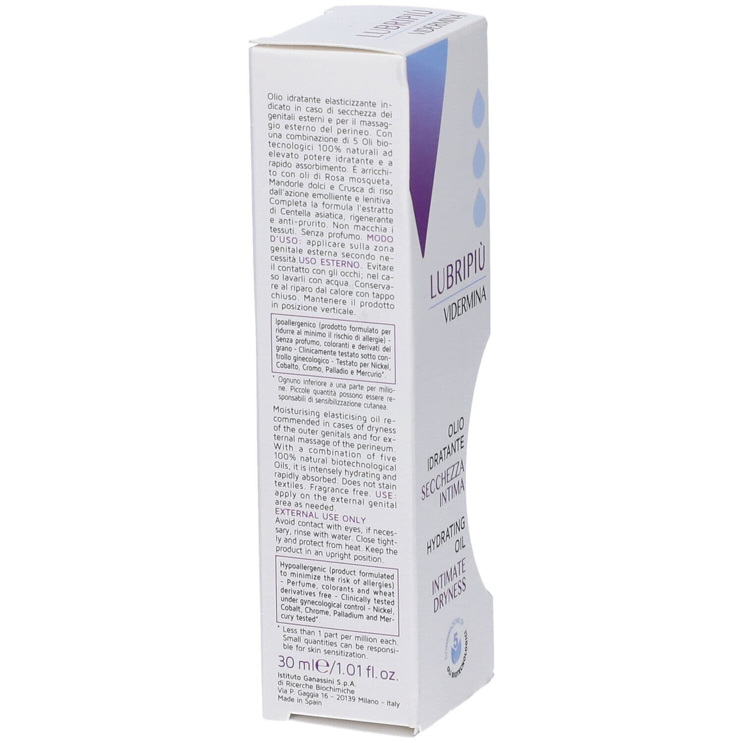 Vidermina Lubripiu' Olio Idratante 30 Ml 30 ml Olio view 2