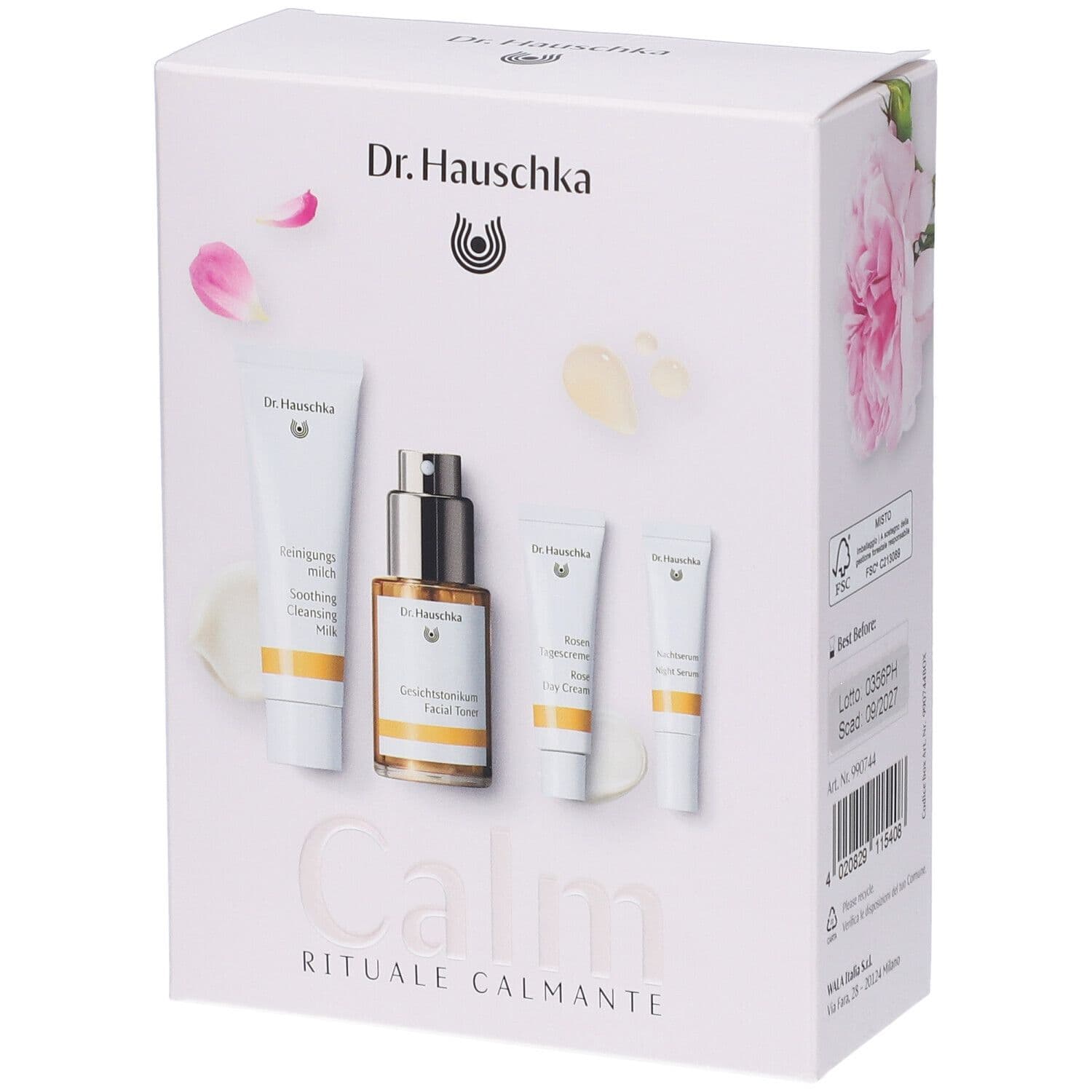 Dr Hauschka Discovery Kit Rituale Calmante Latte Detergente + Crema al