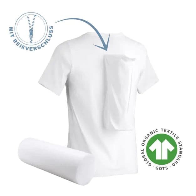 somnipax shirt Standard con rullo - maglia antirussamento, donna tg. X