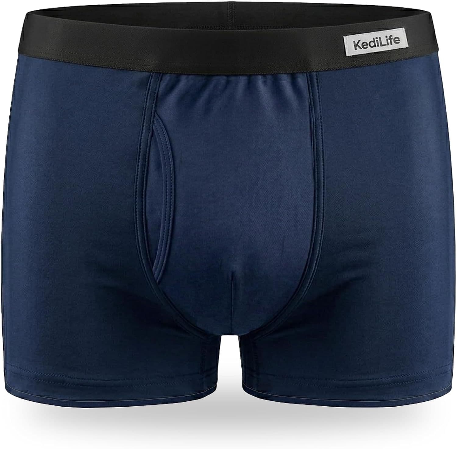 KediLife Mutande Incontinenza Uomo, Boxer Assorbenti Blu 1 St