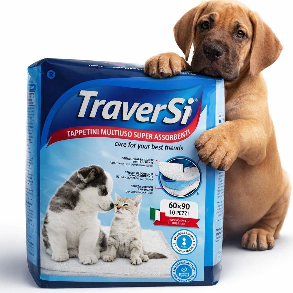 TRAVERSì Traverse Pet Igienici Assorbenti 60x90 cm con Adesivi 180 St