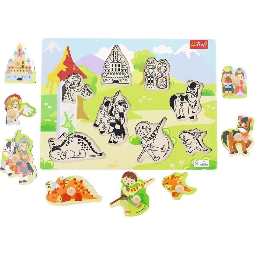 Puzzle in legno trefl Il castello del cavaliere 1 St view 2