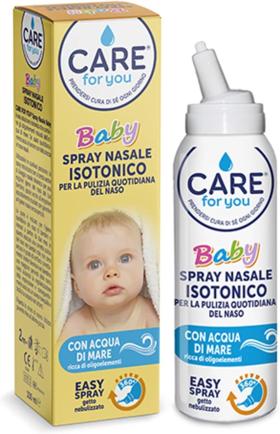 Care For You Spray Nasale Isotonico Baby, 100 ml - da 2 mesi 100 ml