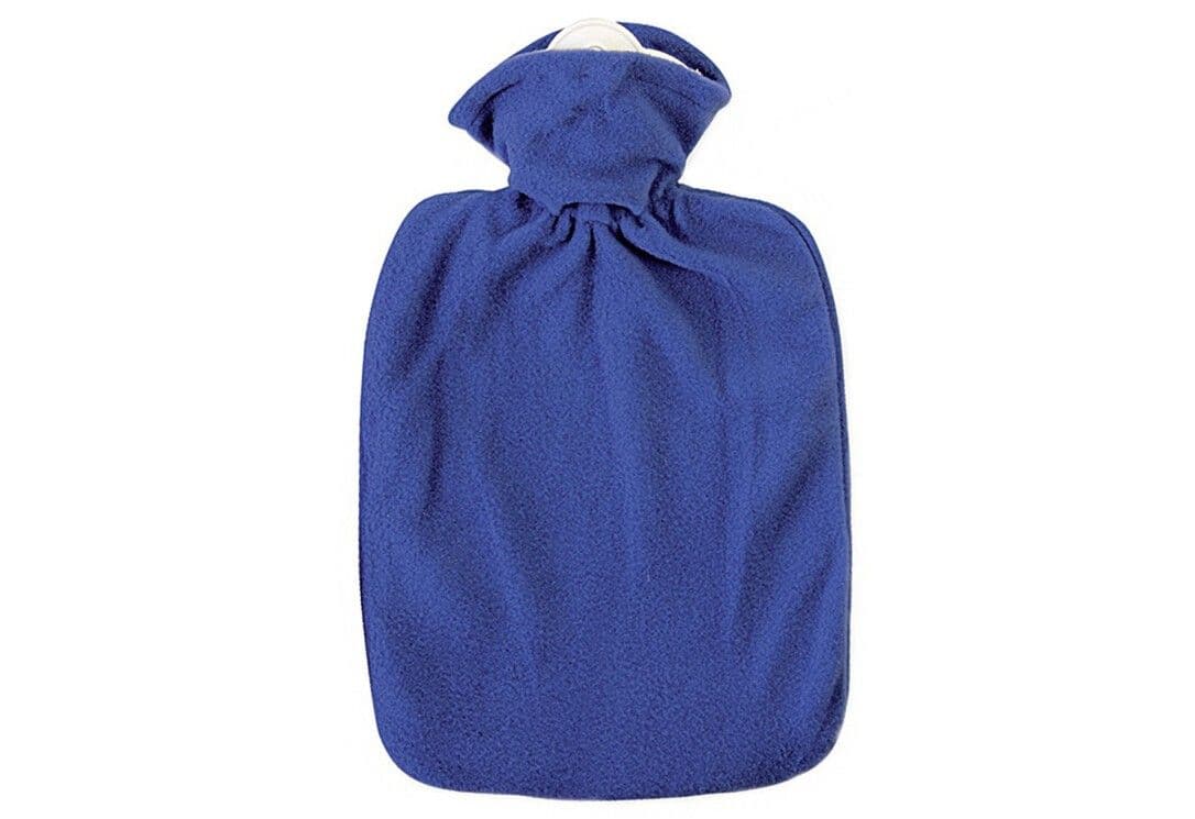 HUGO FROSCH Borraccia classica con copertura in pile da 1,8 litri blu 
