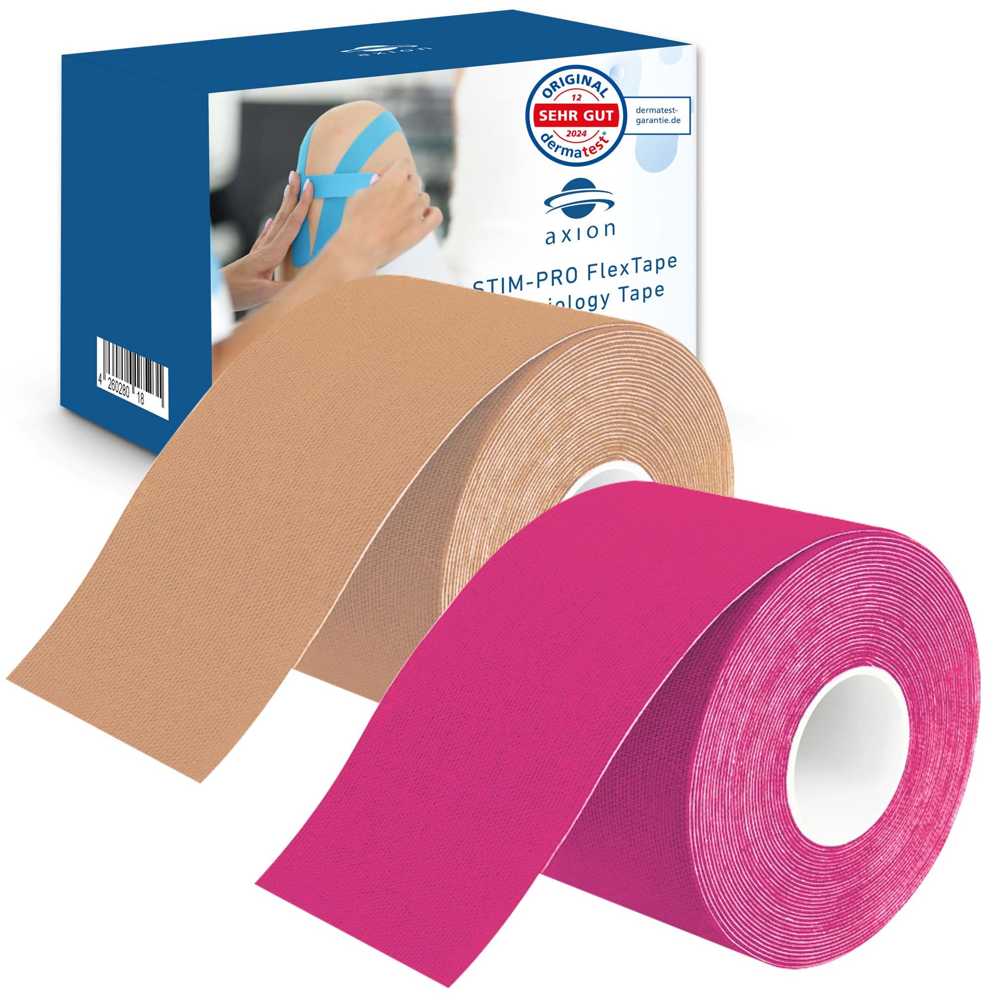 axion® Nastro Kinesiologico - Kinesiotape - DISPOSITIVO MEDICO 2 pz Be