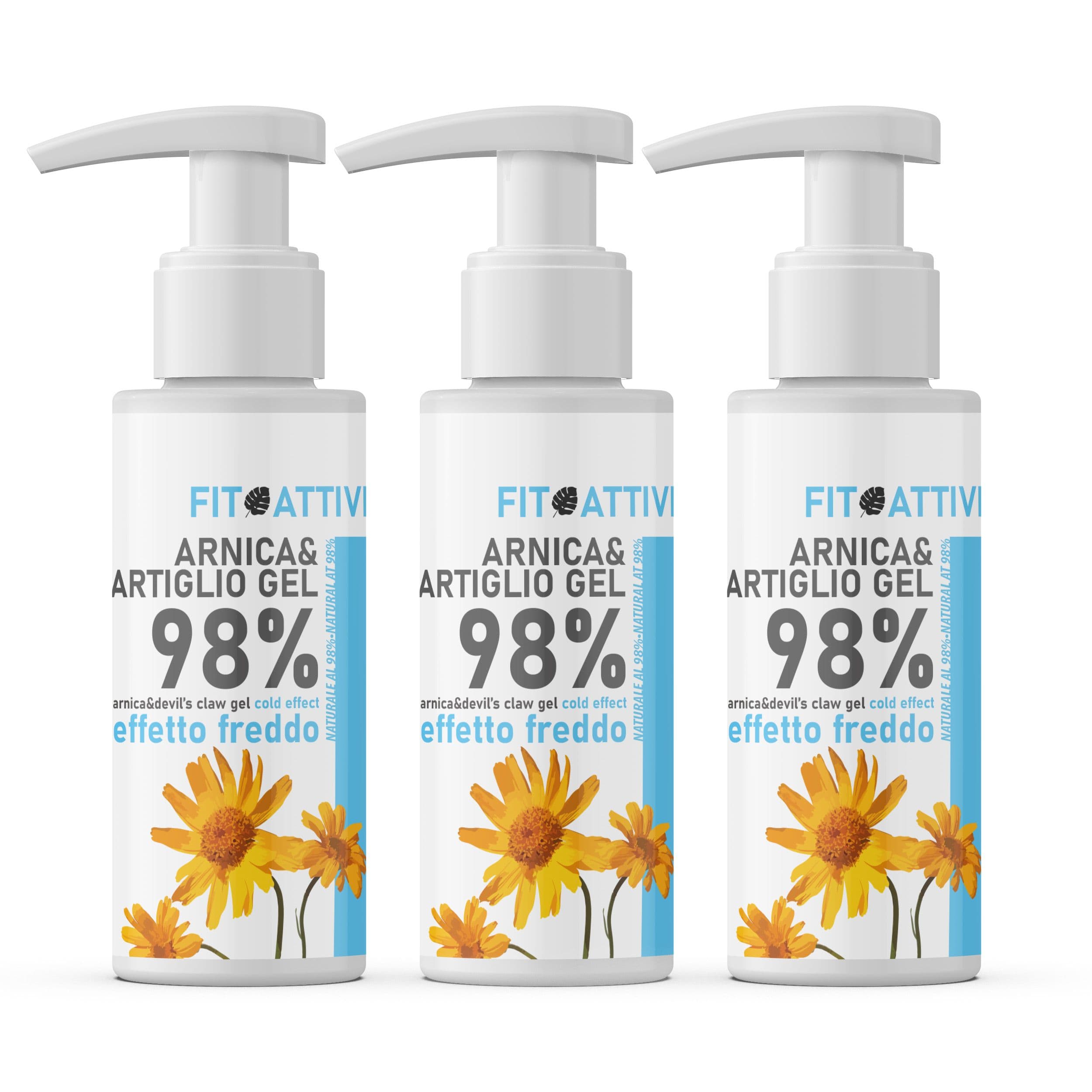 Arnica&Artiglio Effetto Freddo 98% Gel 3x100ml 3x100 ml