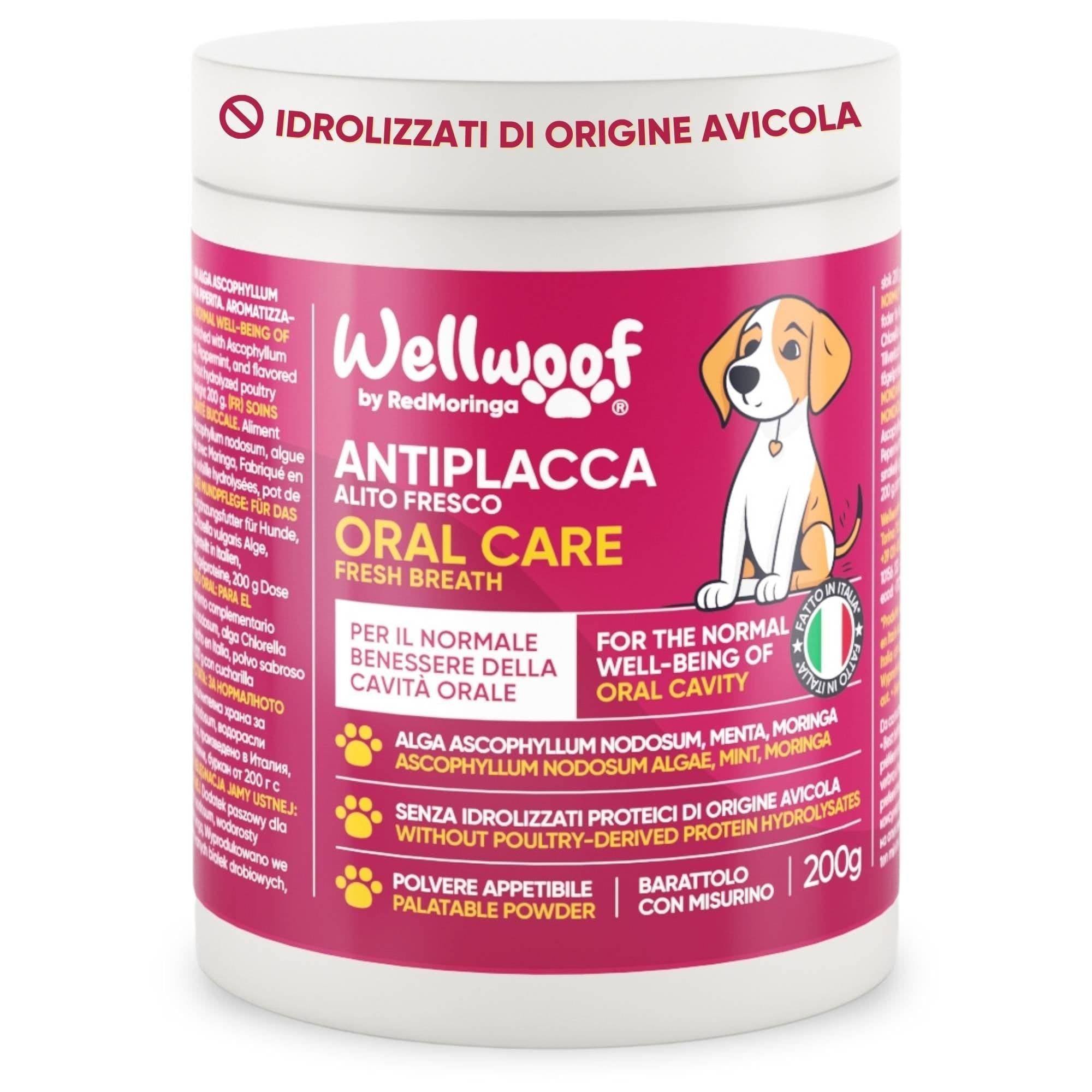 WellWoof Oral Care Integratore Antitartaro per Cani 250 g Polvere