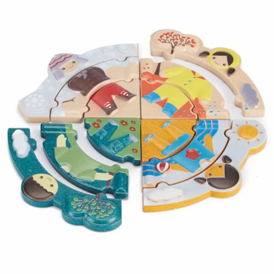 Plan Toys Puzzle delle Stagioni in legno 1 St