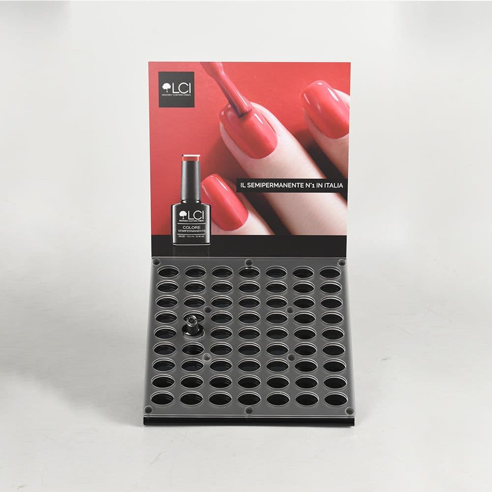 LCI Cosmetics - Espositore da banco + 70 Semipermanenti a scelta 71 Pc
