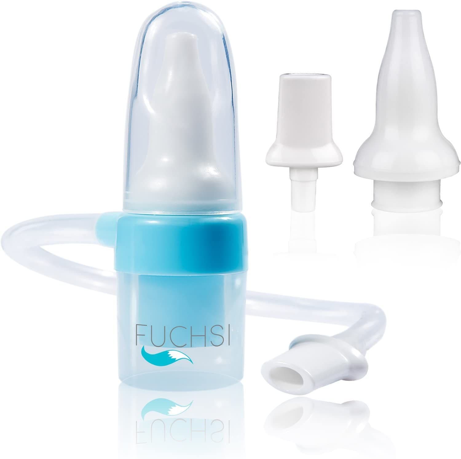 aspiratore nasale per bambini fuchsi | silicone di grado medico | senz
