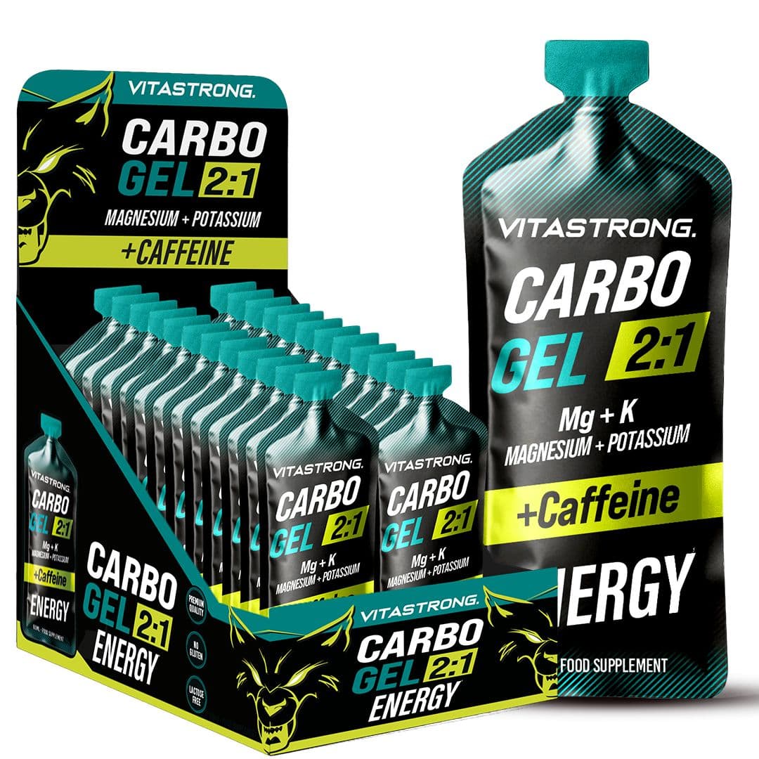 Vitastrong Carbo Gel 2:1 + Caffeina - Energia rapida e supporto resist