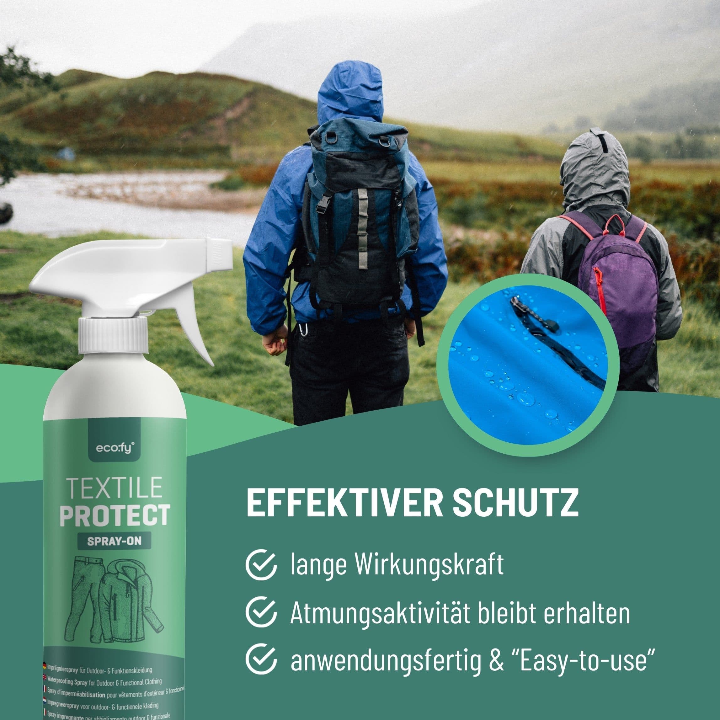 eco:fy Spray impermeabilizzante per tessuti 2,5 l view 2