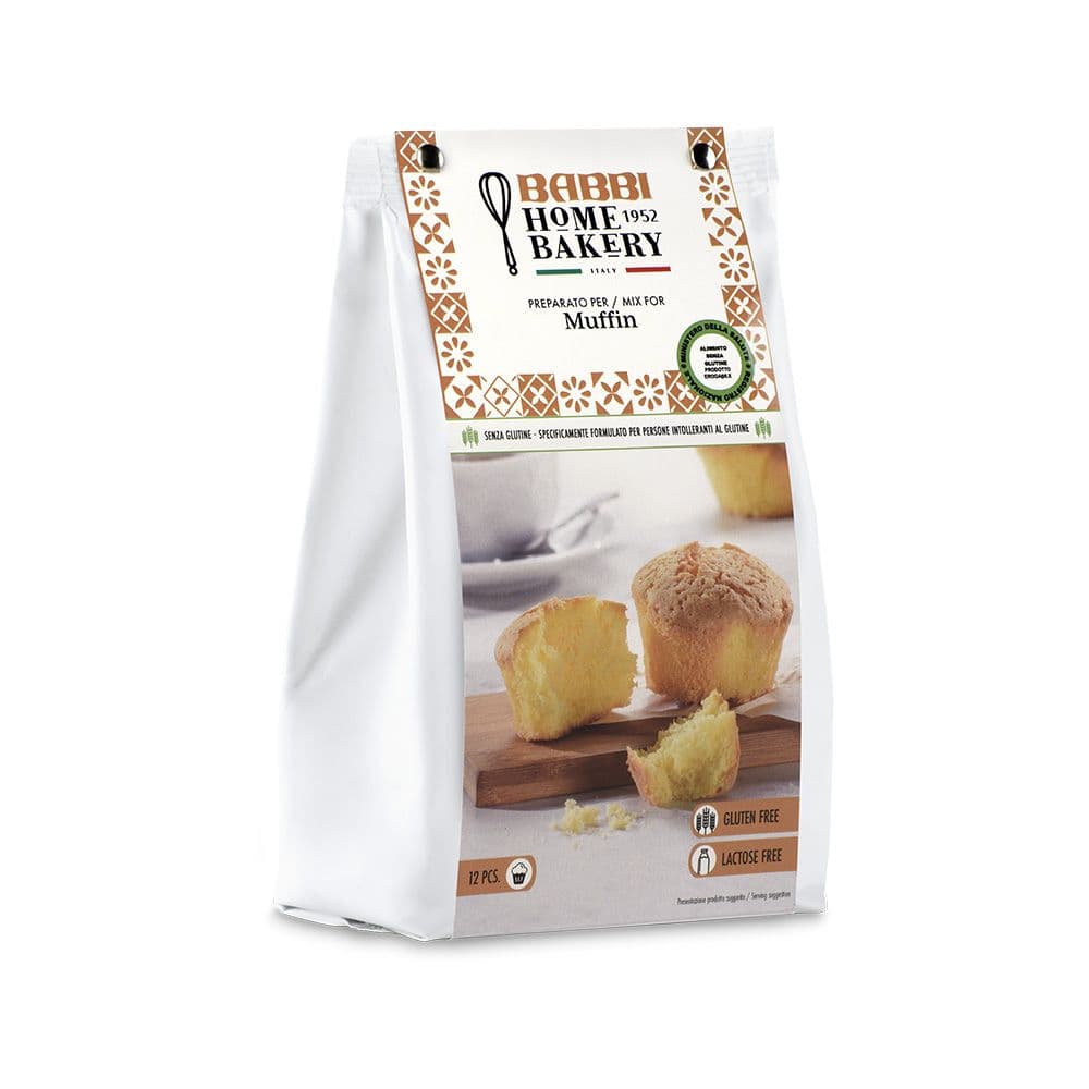 BHB Preparato per Muffin Senza Glutine 400G - Babbi Home Bakery 400 g