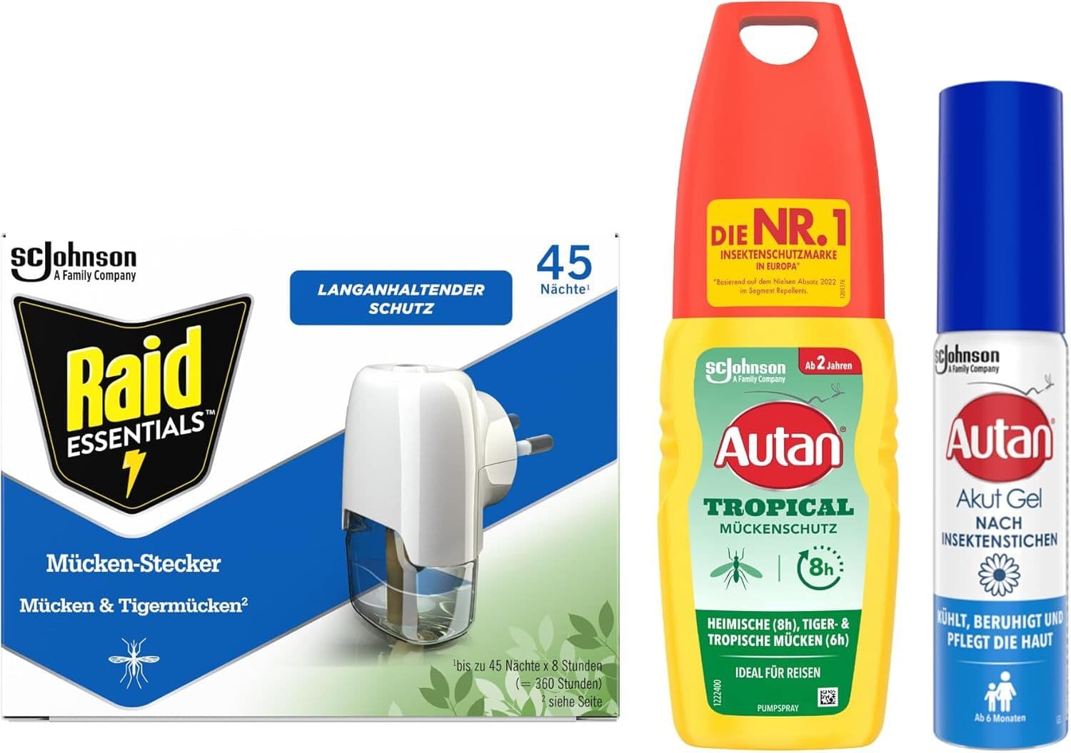 Confezione combinata Autan e Raid, ideale per la protezione contro le 