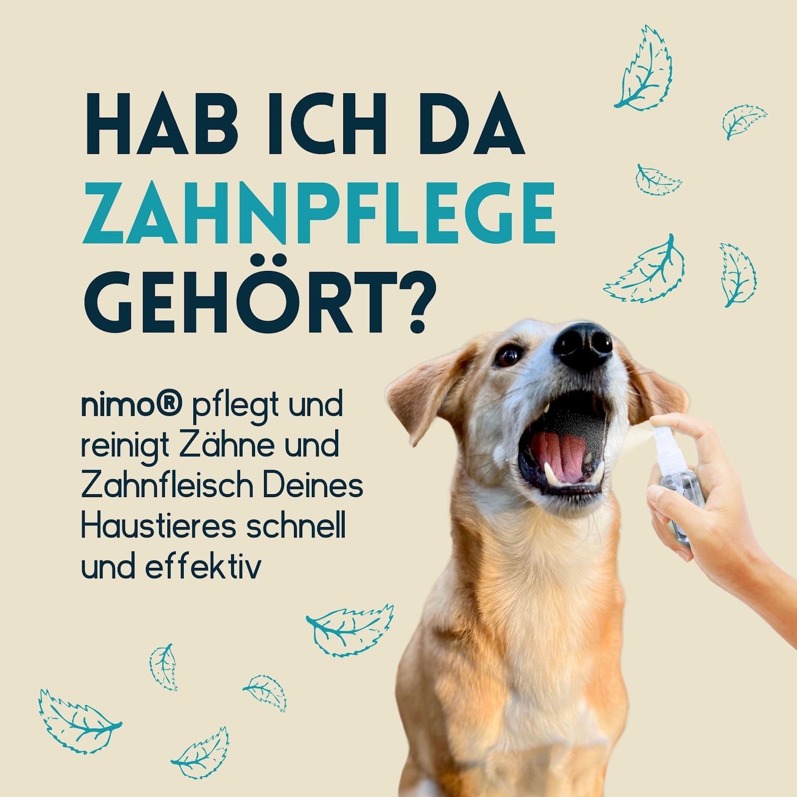 nimo® spray per la cura dei denti • spray dentale per cani, gatti e an view 2