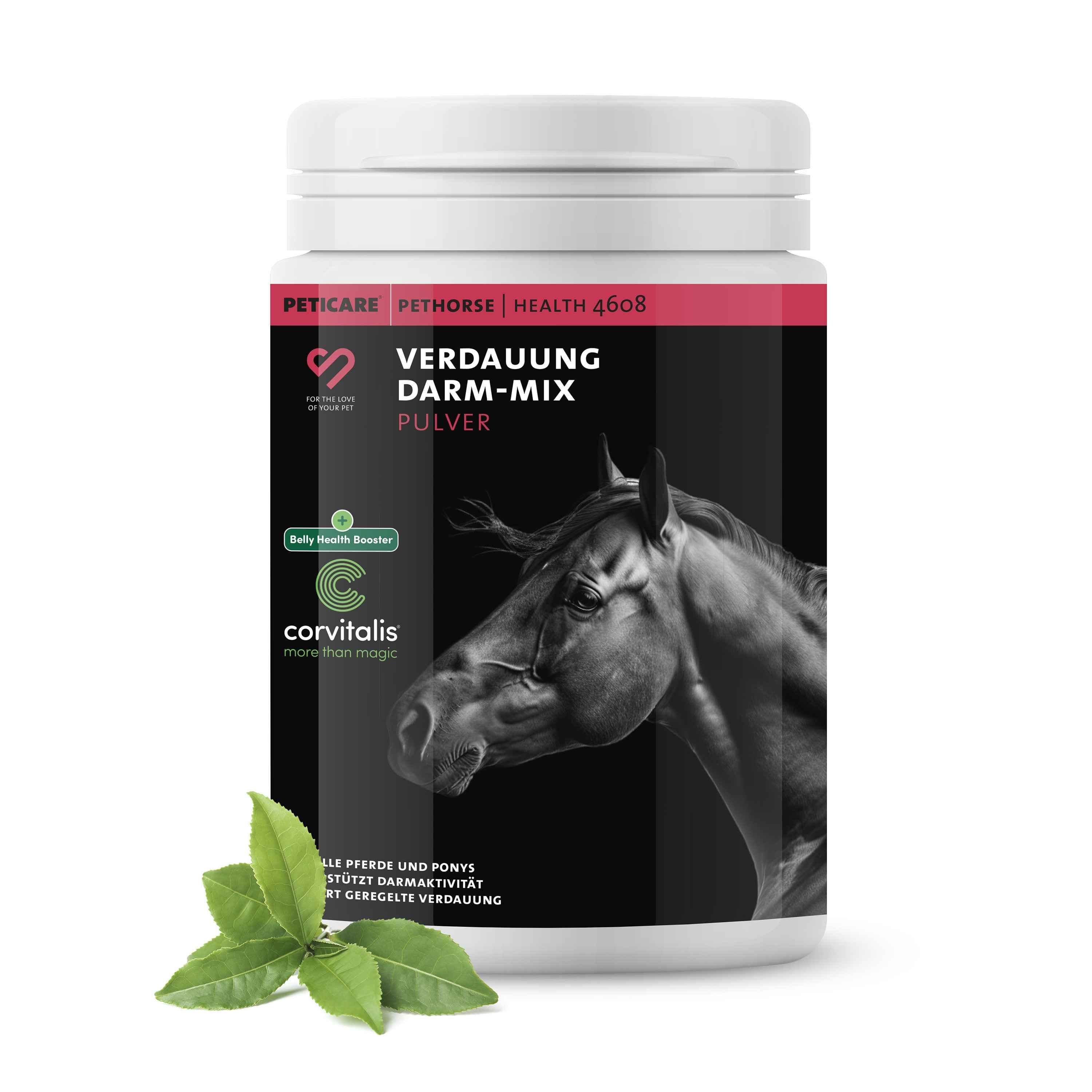 Peticare mix digestione cavalli, supporto contro feci liquide, diarrea