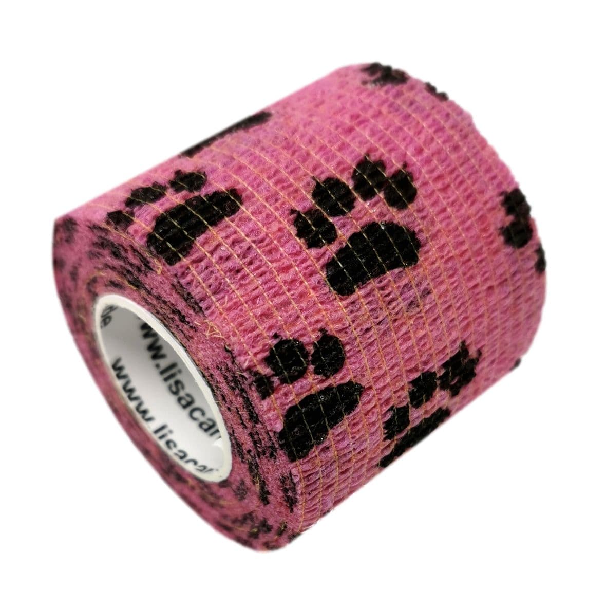 LisaCare Benda coesiva 5cm - Zampa Rosa 12 pz Bendaggio/i