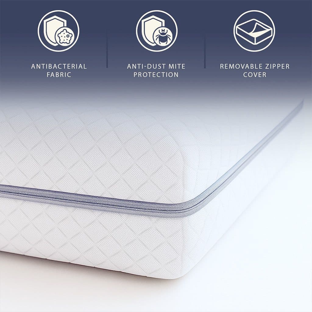 The White Stone Topper 160x190 in Memory Foam a 9 Zone Differenziate | view 2