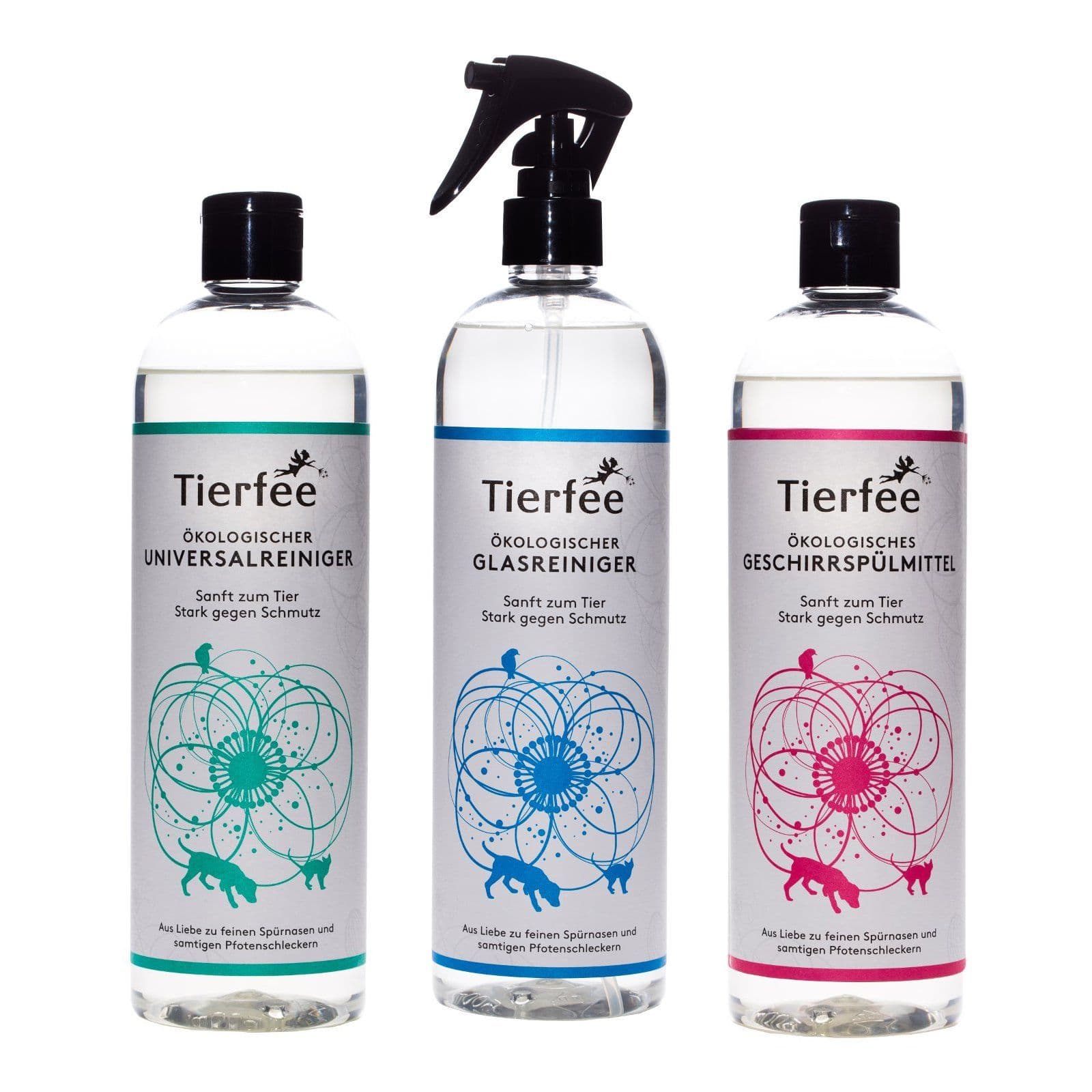 Tierfee Set di pulizia base: detergente universale, detergente per vet