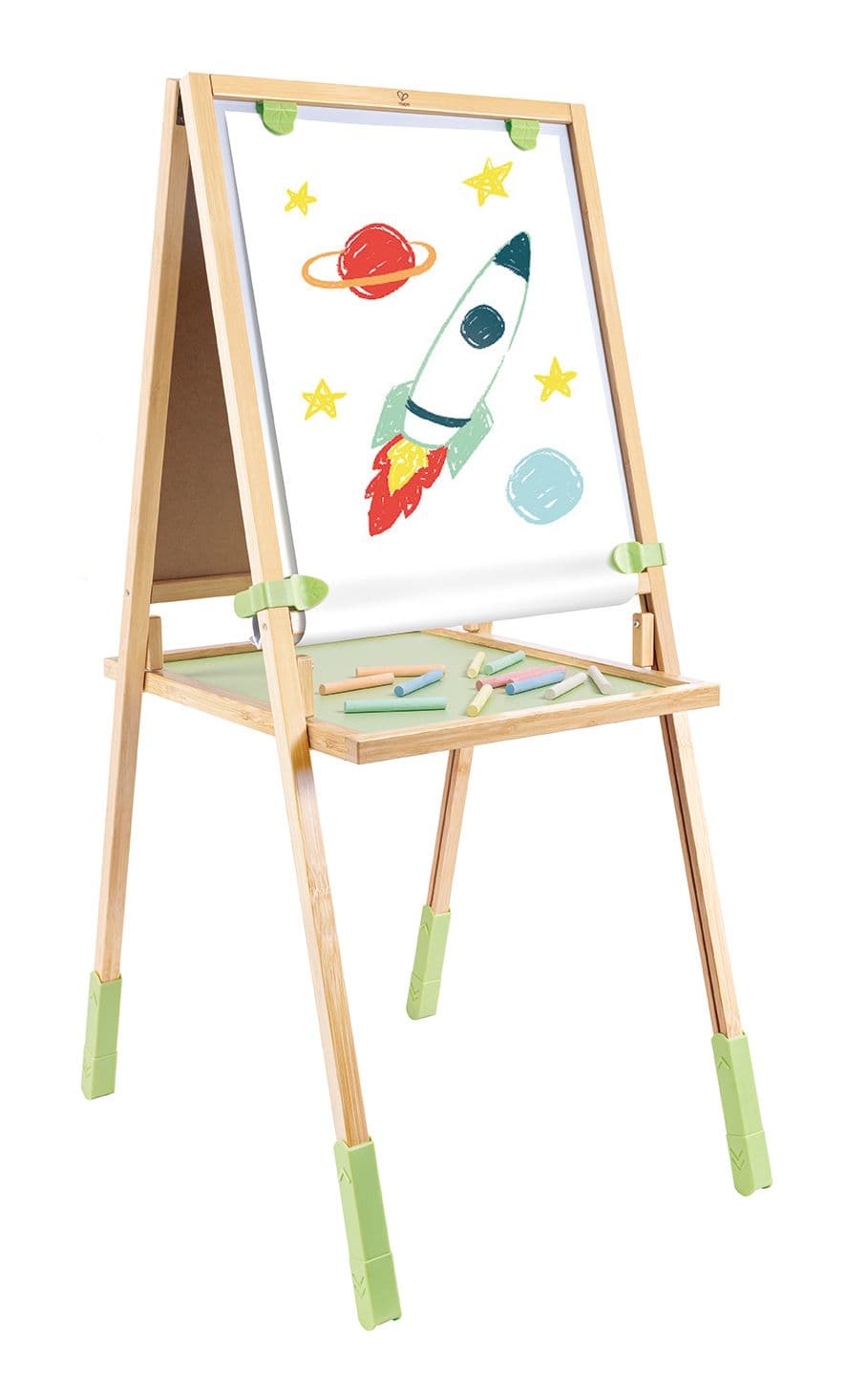 Hape Cavalletto multifunzionale regolabile in altezza in bambù 1 St