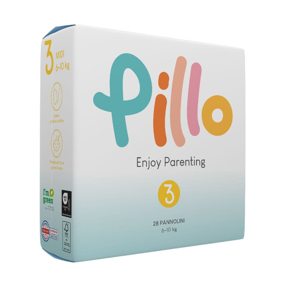 Pannolini Pillo Taglia 3 Midi 6-10 Kg 28 St
