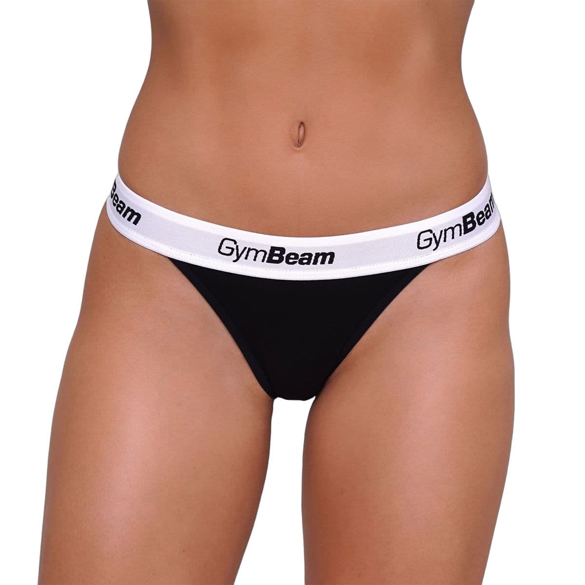 Perizoma donna 3Pack tanga in cotone ed elastane nero 1 St