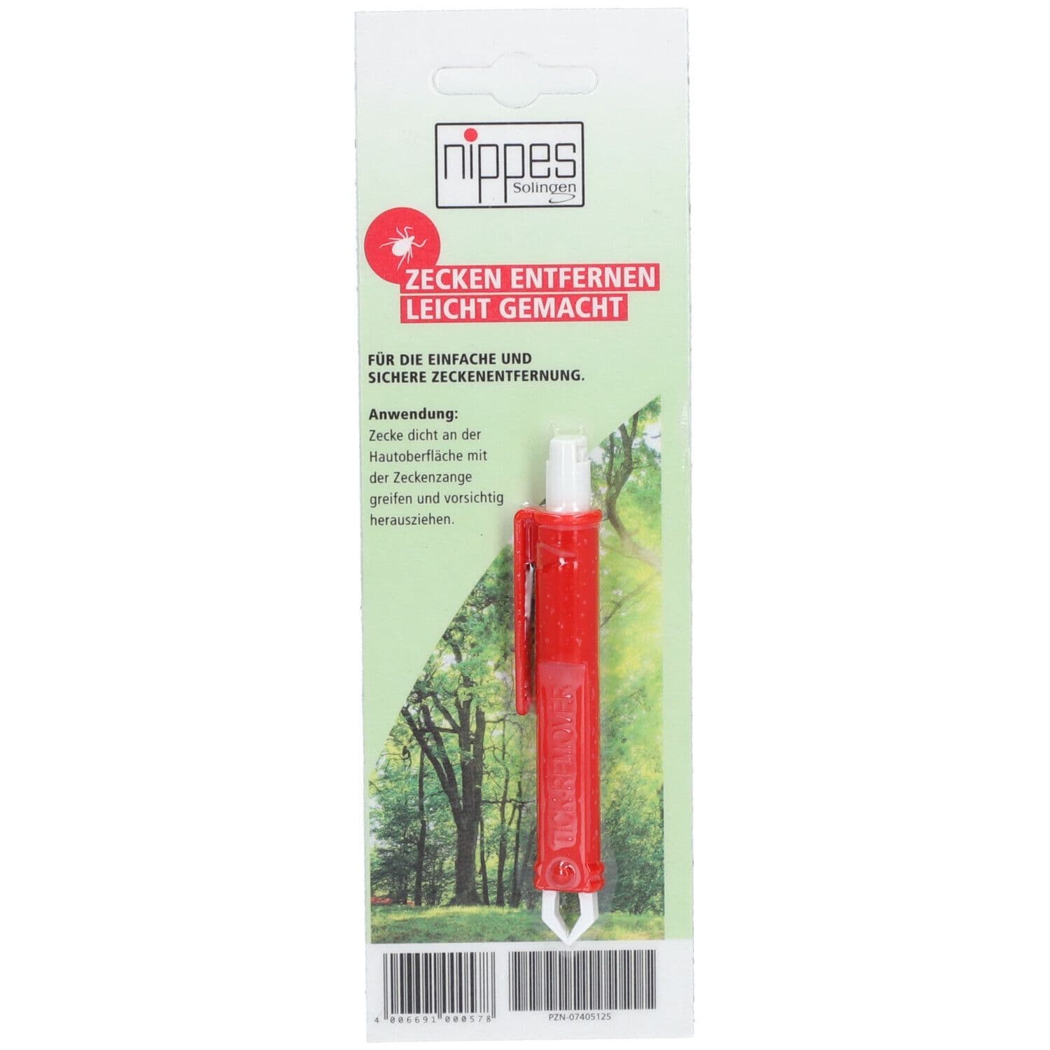 nippes Solingen pinzette per zecche 1 pz TODO