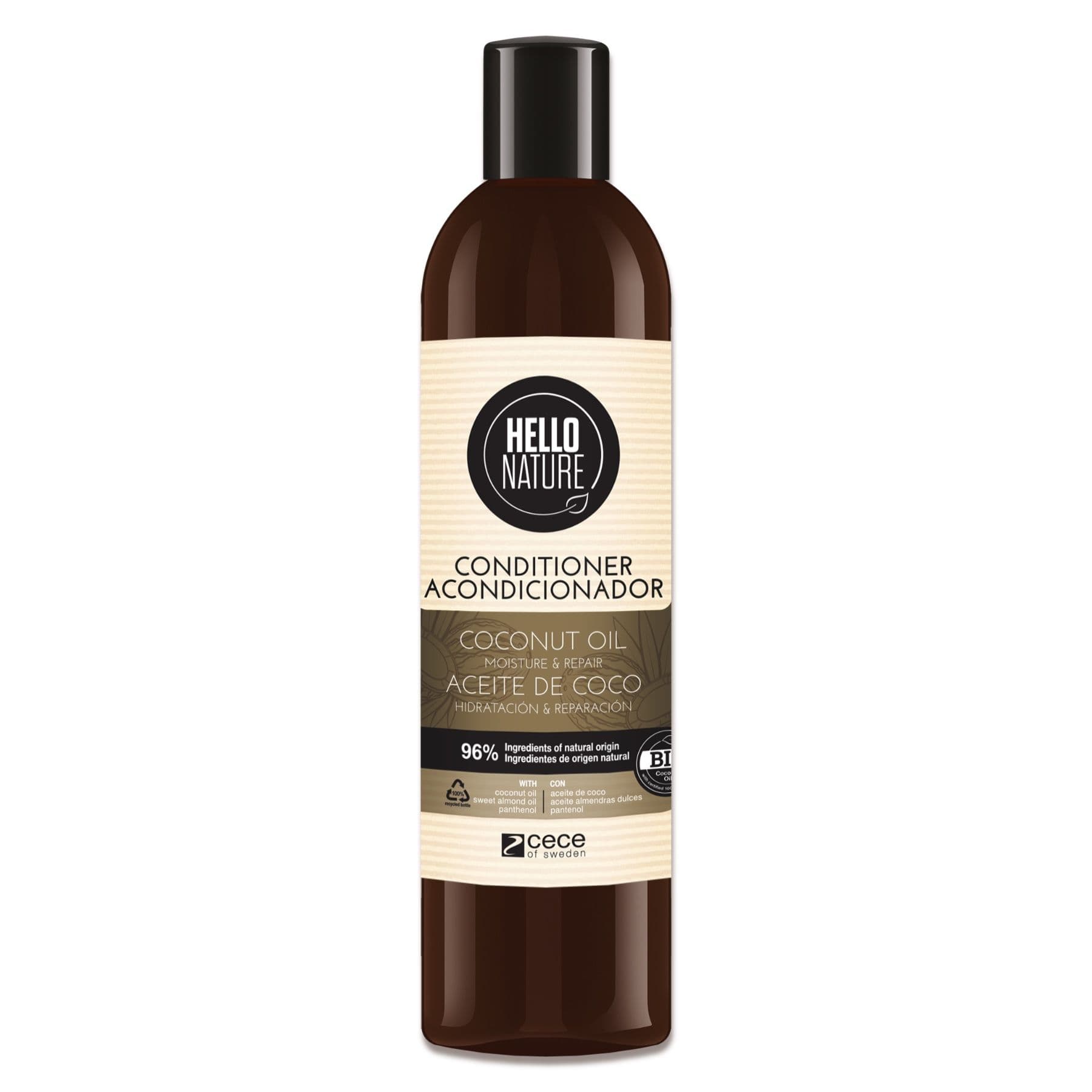 Hello Nature Balsamo per la cura dei capelli con olio di cocco biologi