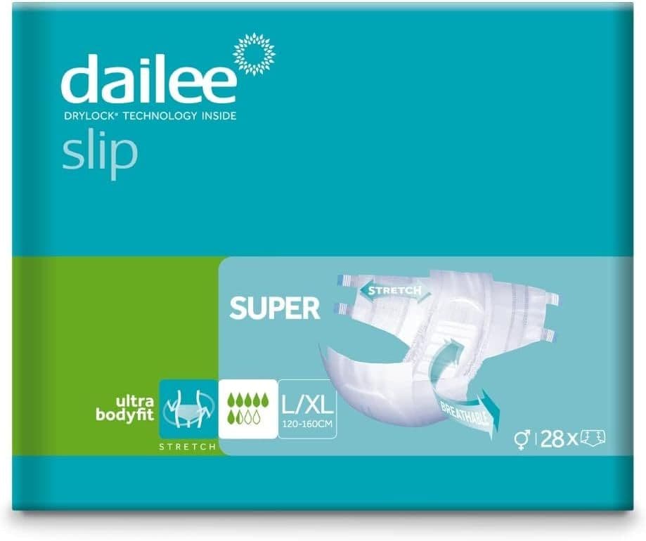 Dailee Slip Super Pannoloni a Strappo Anziani 28 pz Pannolini