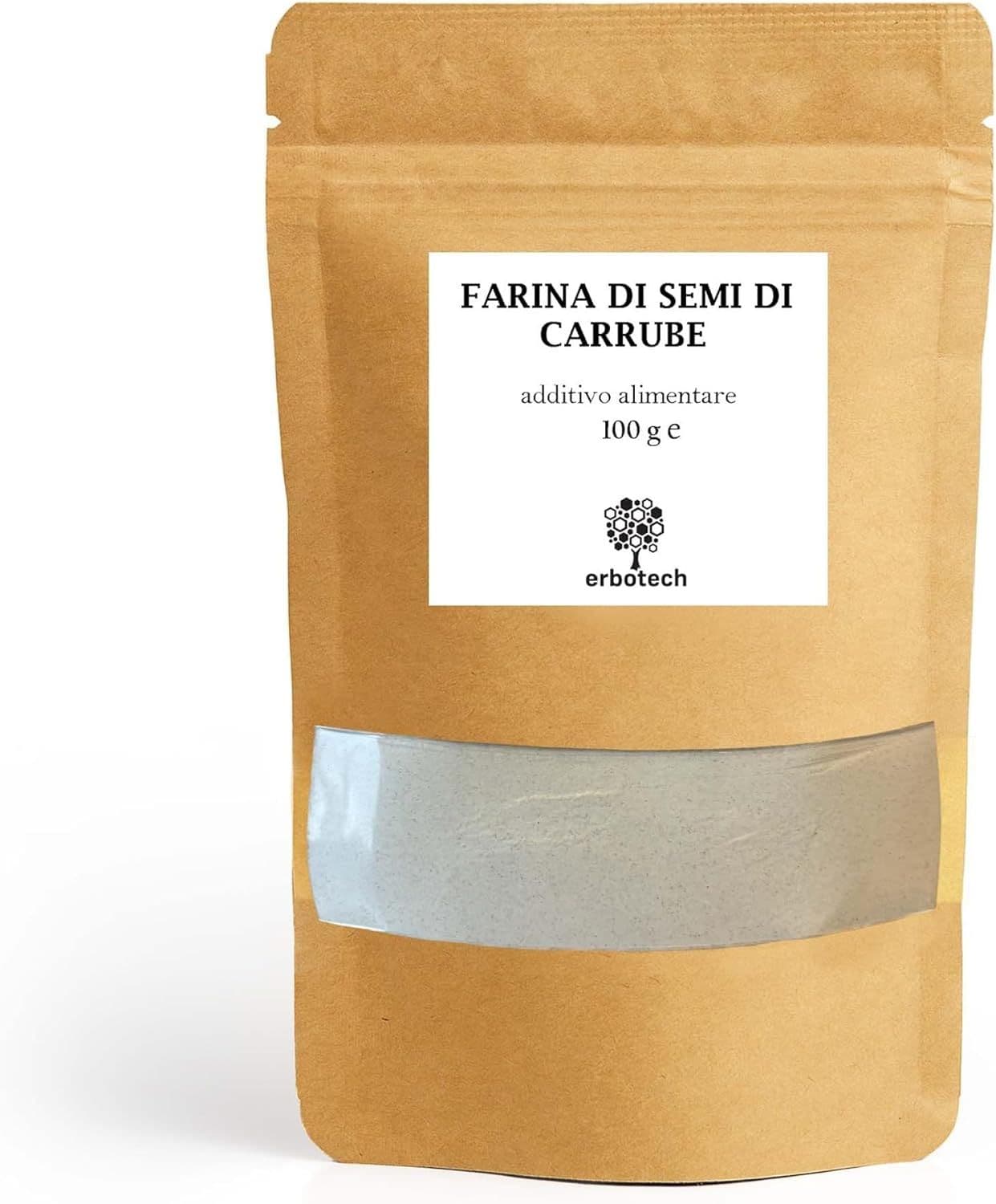 Erbotech Farina di Semi di Carrube 100 g