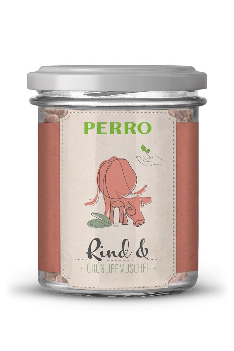 Set vasetti gourmet PERRO – Cibo umido per cani 6x300 g Mangime
