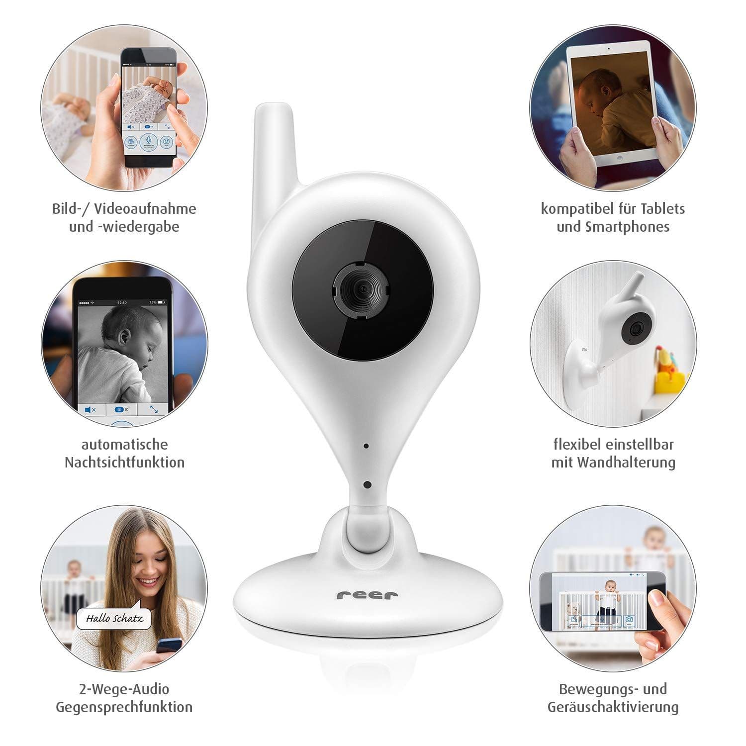 BabyCam, monitor video per bambini e telecamera IP 1 St view 2