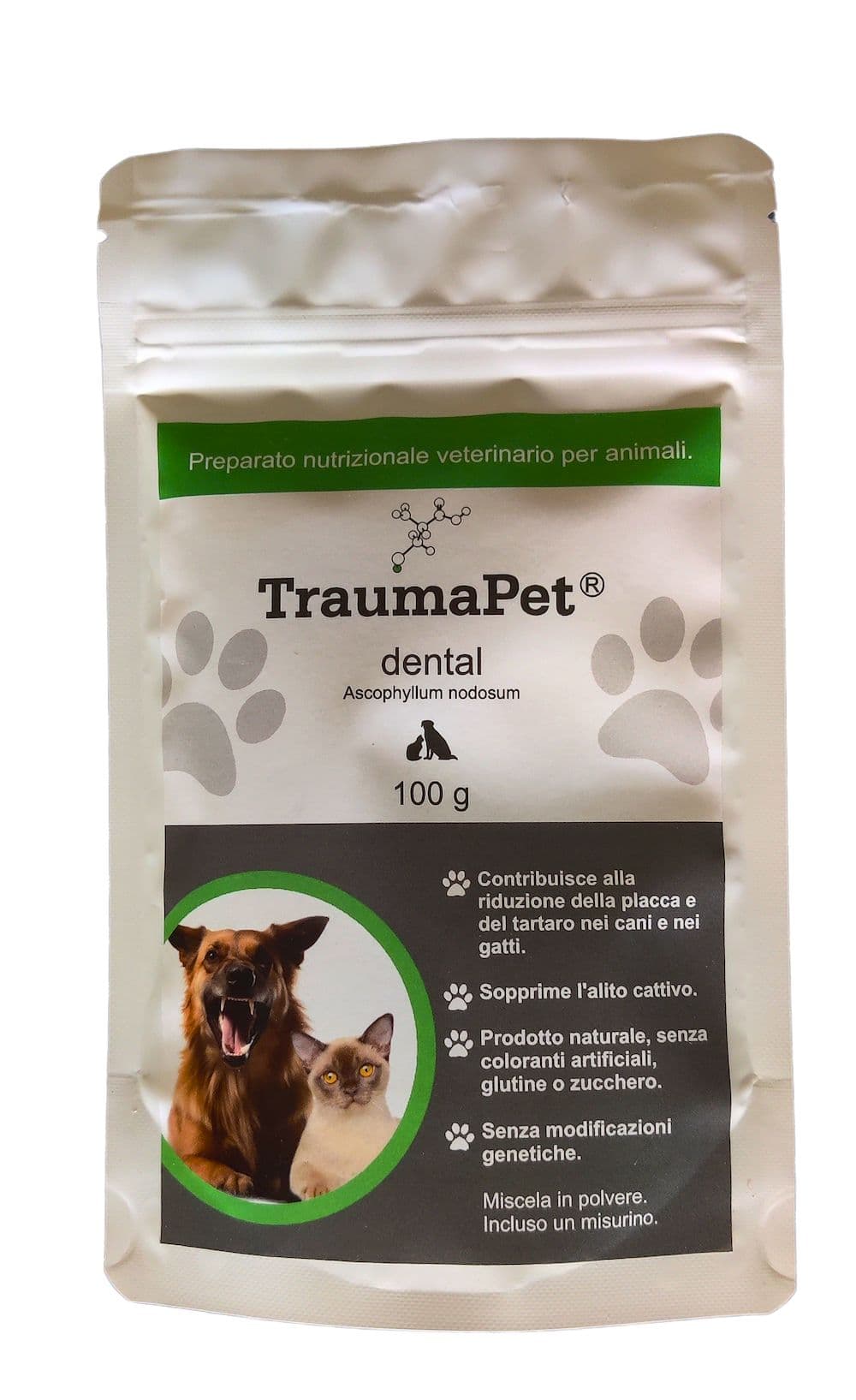TraumaPet® Dental Integratore Naturale per Denti e Alito 100 g