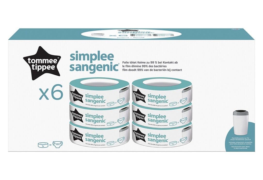 TOMMEE TIPPEE cassetta di ricarica per il secchio per pannolini Simple