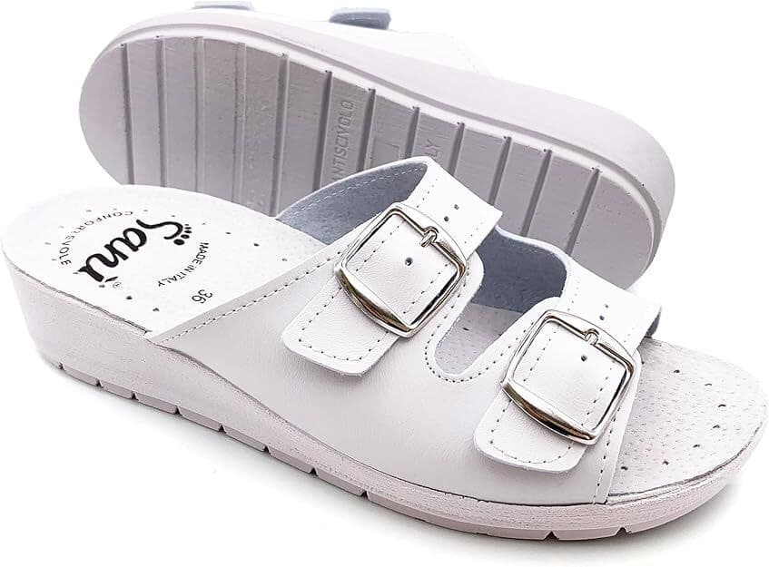 Sanì Ciabatte Donna con Doppia Fascia Regolabile 1 St