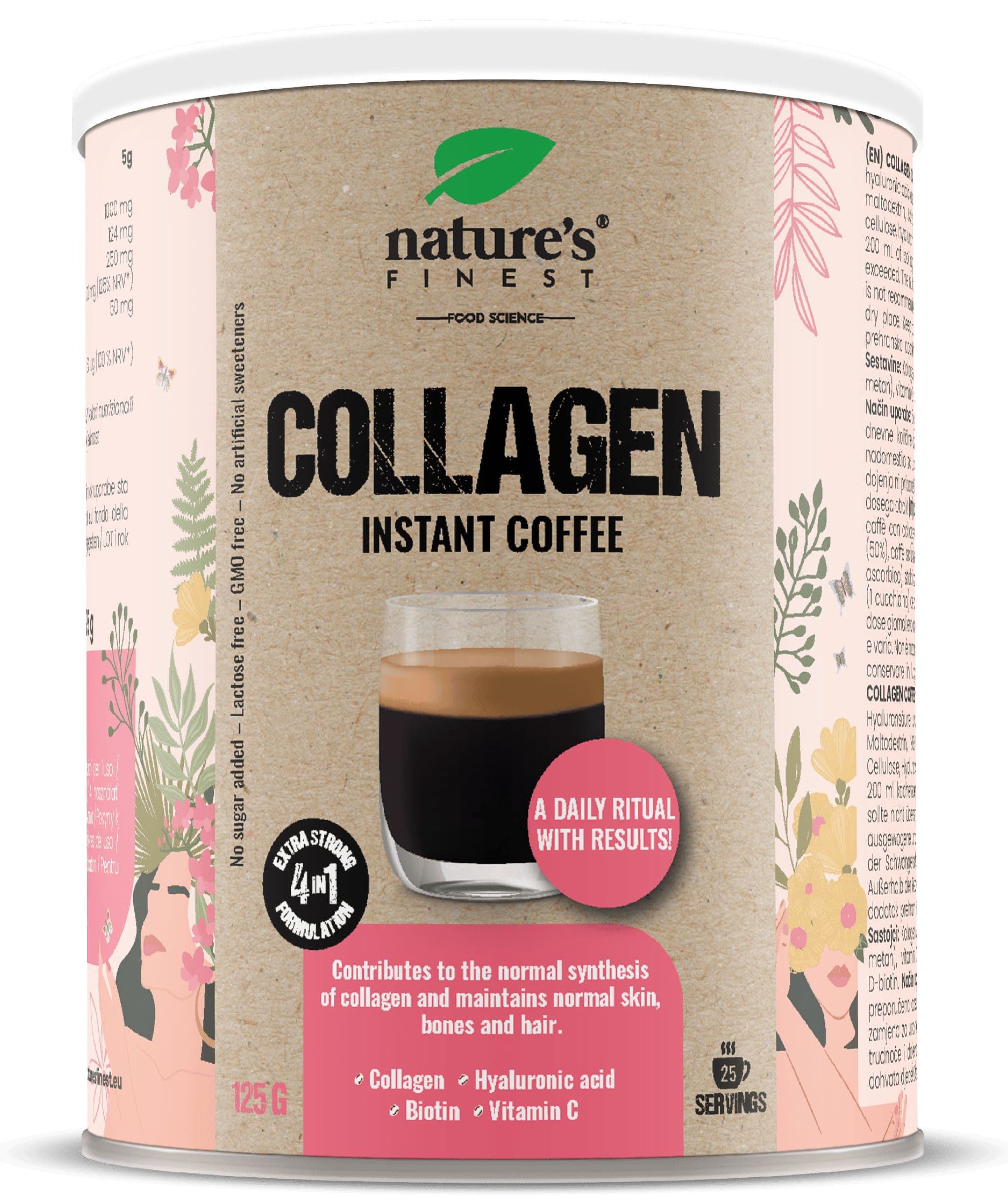 Nature's Finest Collagen Coffee 125 g