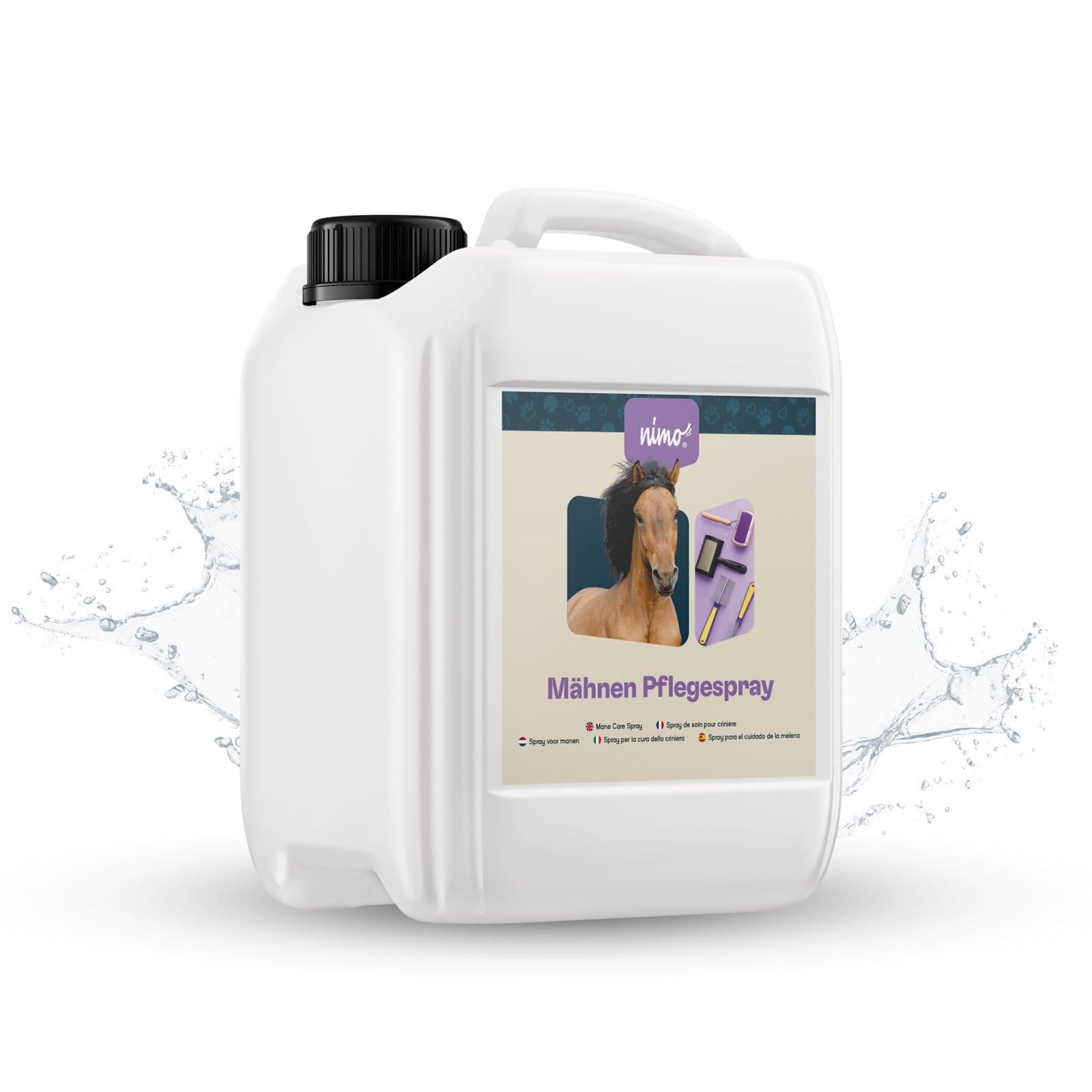 nimo® spray per la cura della criniera •  per facilitare la pettinatur
